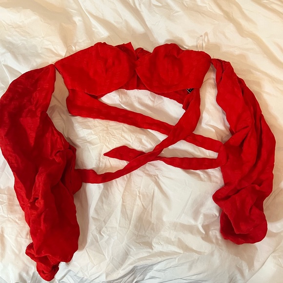 Off the shoulder crop top - Picture 4 of 4